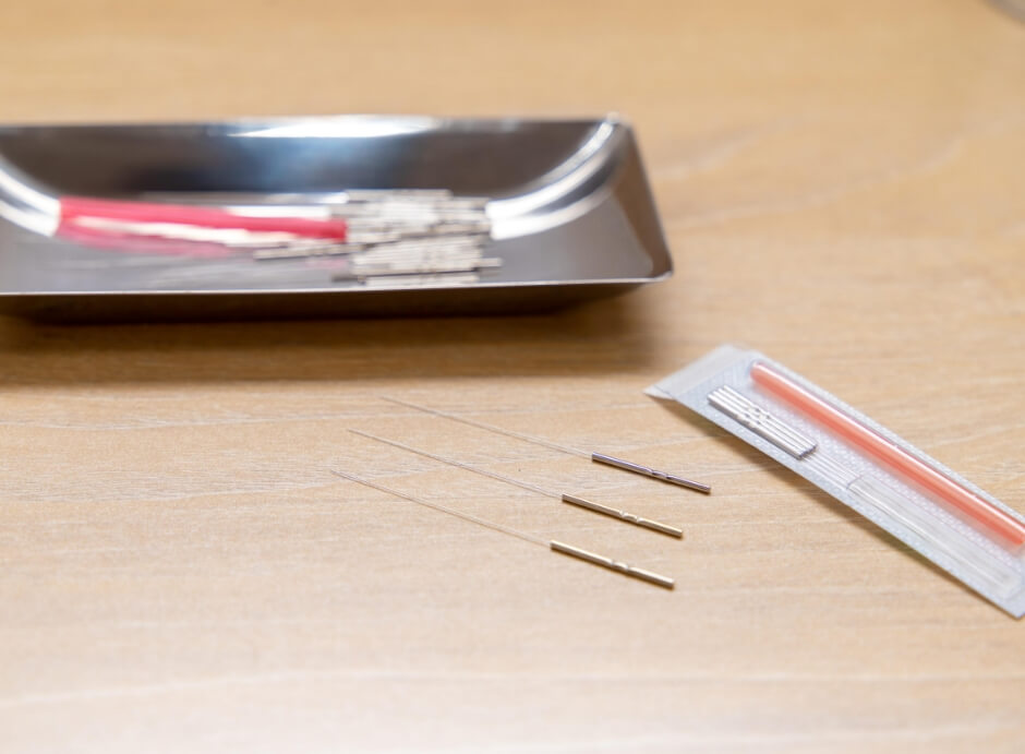 安心の使い捨て鍼