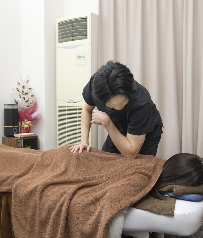 小顔のために全身へアプローチ